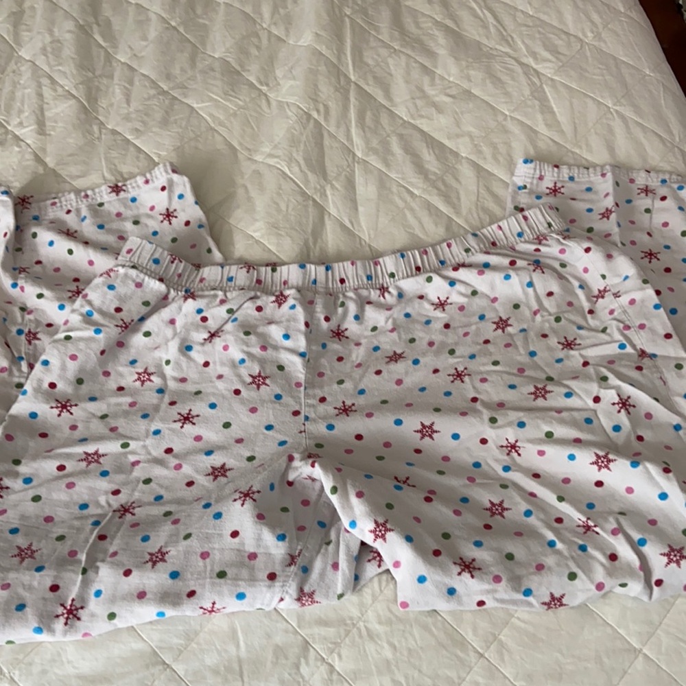 Winter Pajamas- 1 snowflake shirt & 2 pants